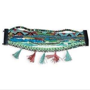 Butter NY Coachella Festival Boho-inspired magnetic multi-strand bracelet. NWT